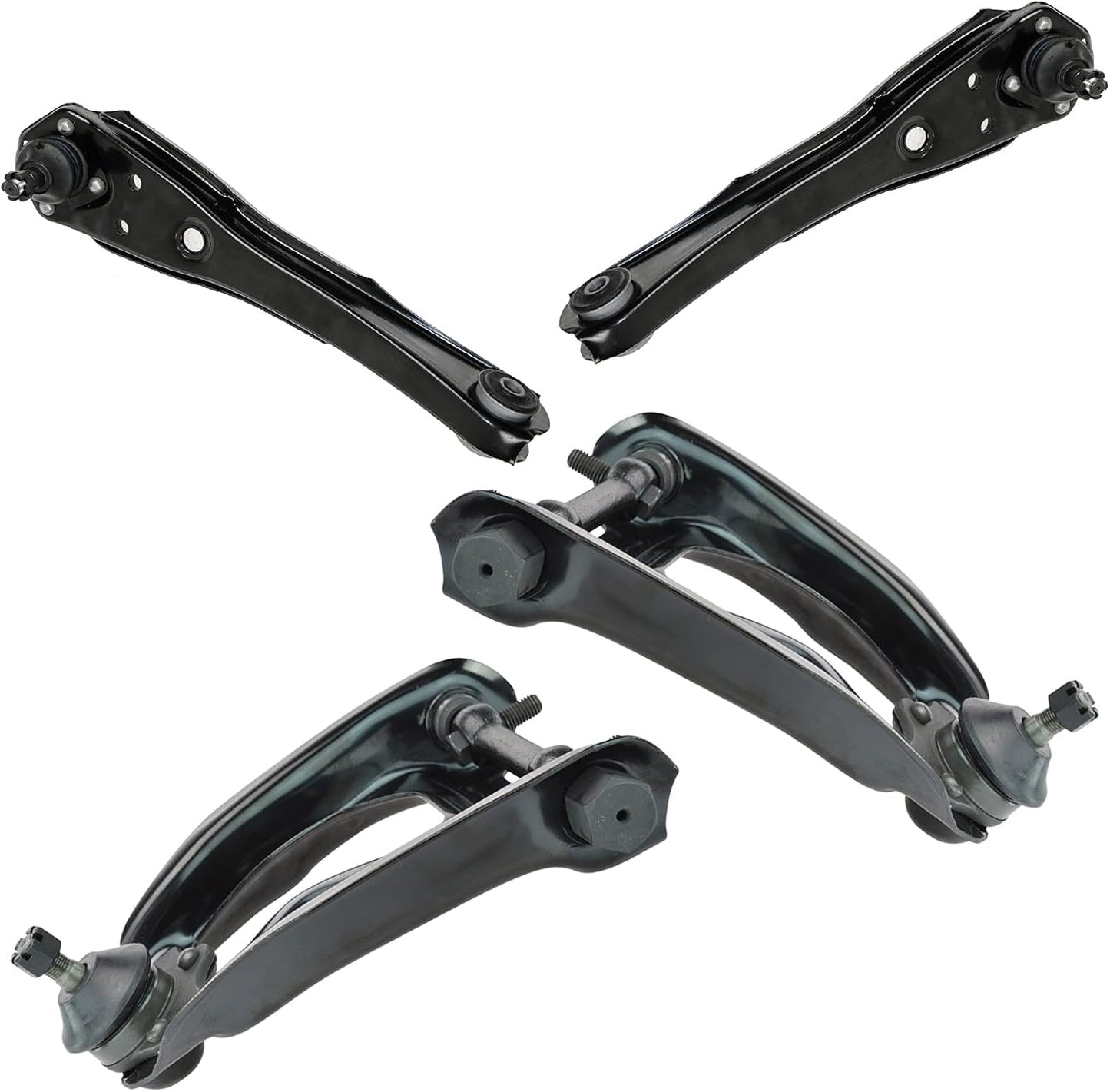 TRQ Front Upper & Lower Control Arm Set for Classic Ford Models