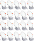 6 Inch Ultra-Thin LED Recessed Ceiling Light 6000K - Slim 20 Pack