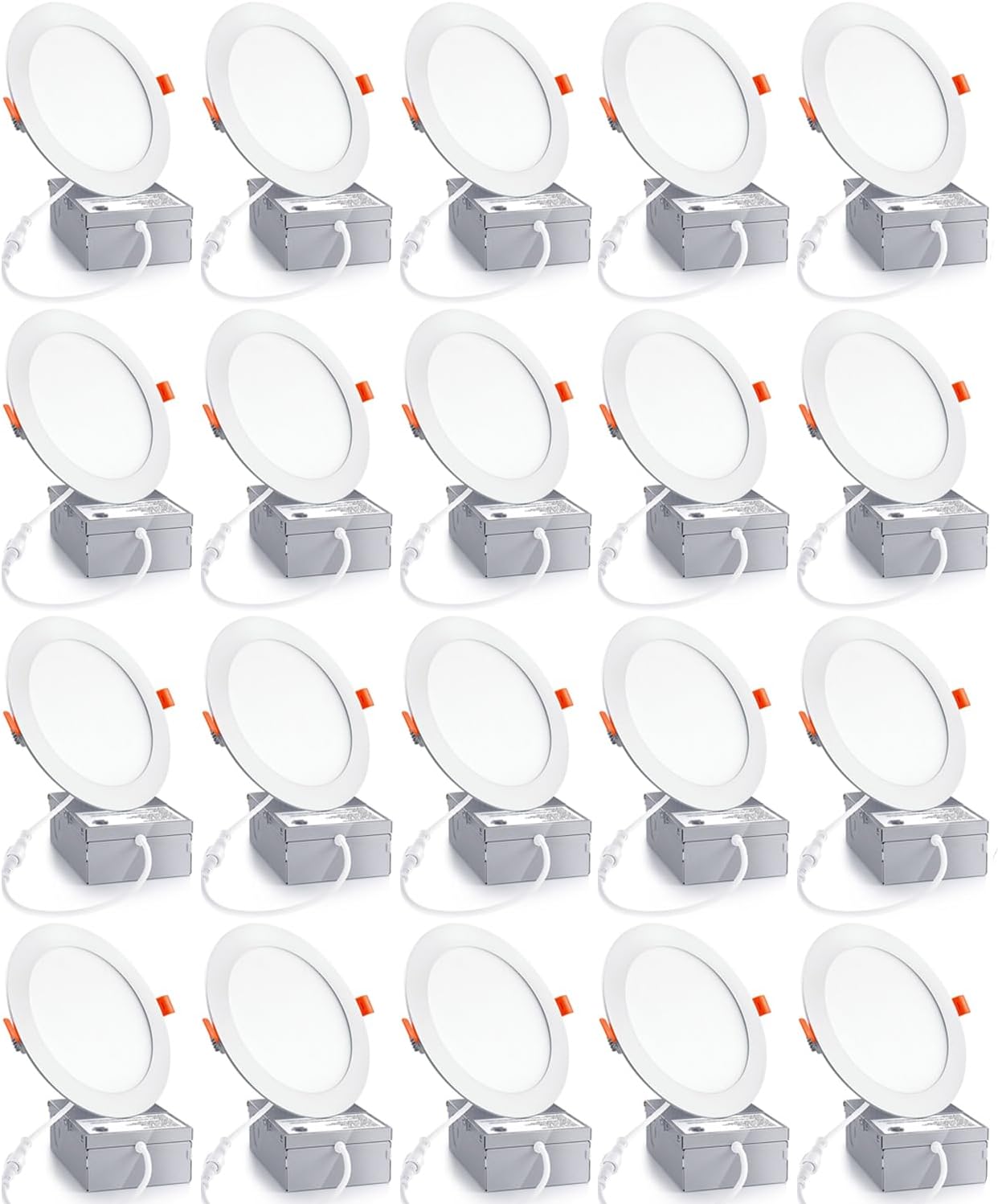 20 Pack 6 Inch Ultra-Thin LED Recessed Ceiling Light Review