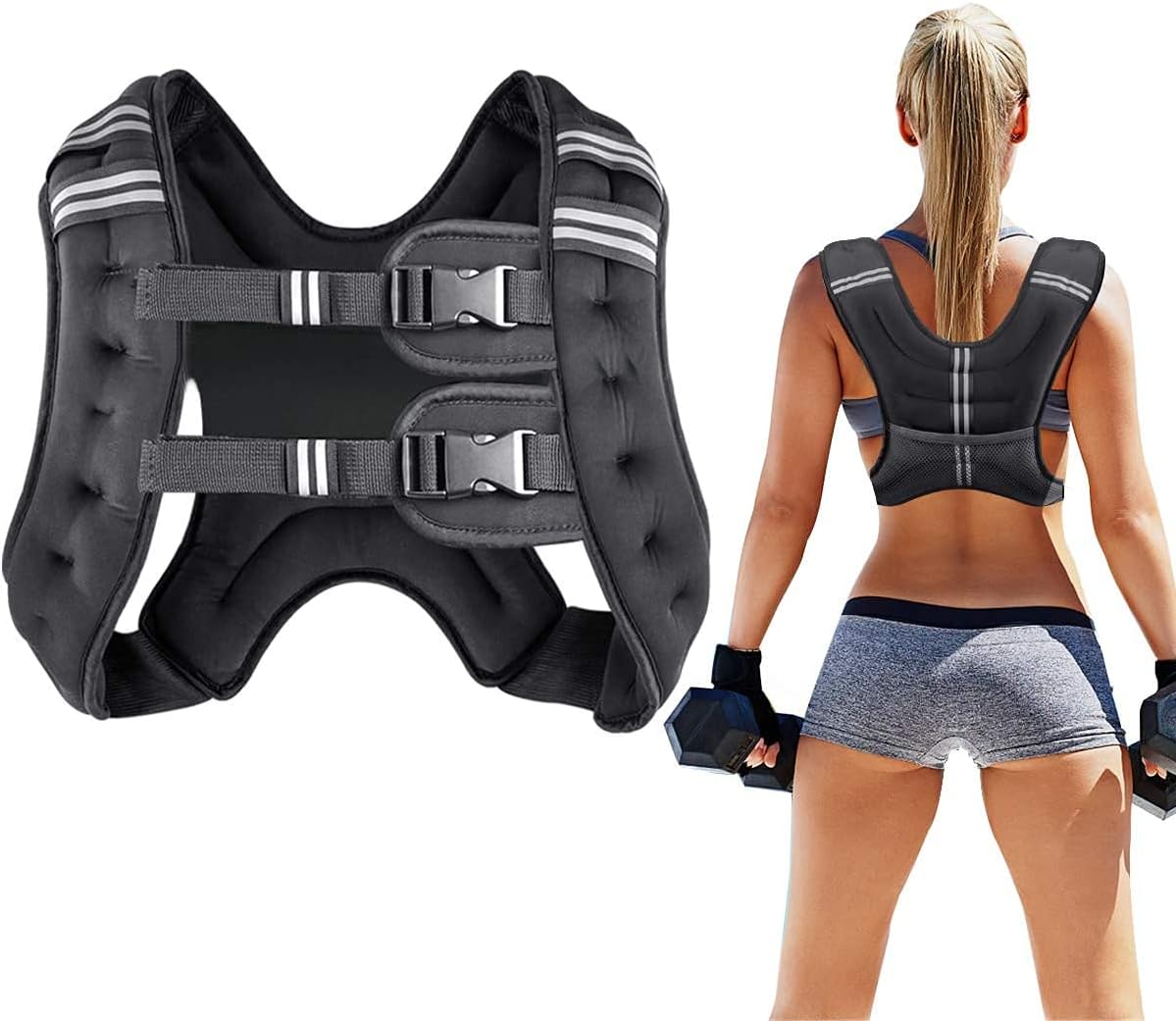 Prodigen Weighted Vest for Strength Training and Cardio Workouts
