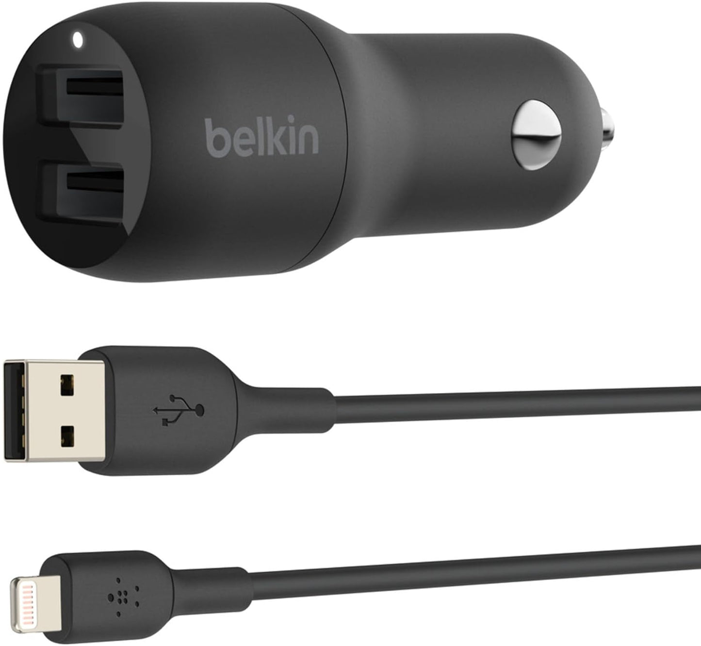 Belkin Dual USB Car Charger - Fast Charge Multiple Devices!