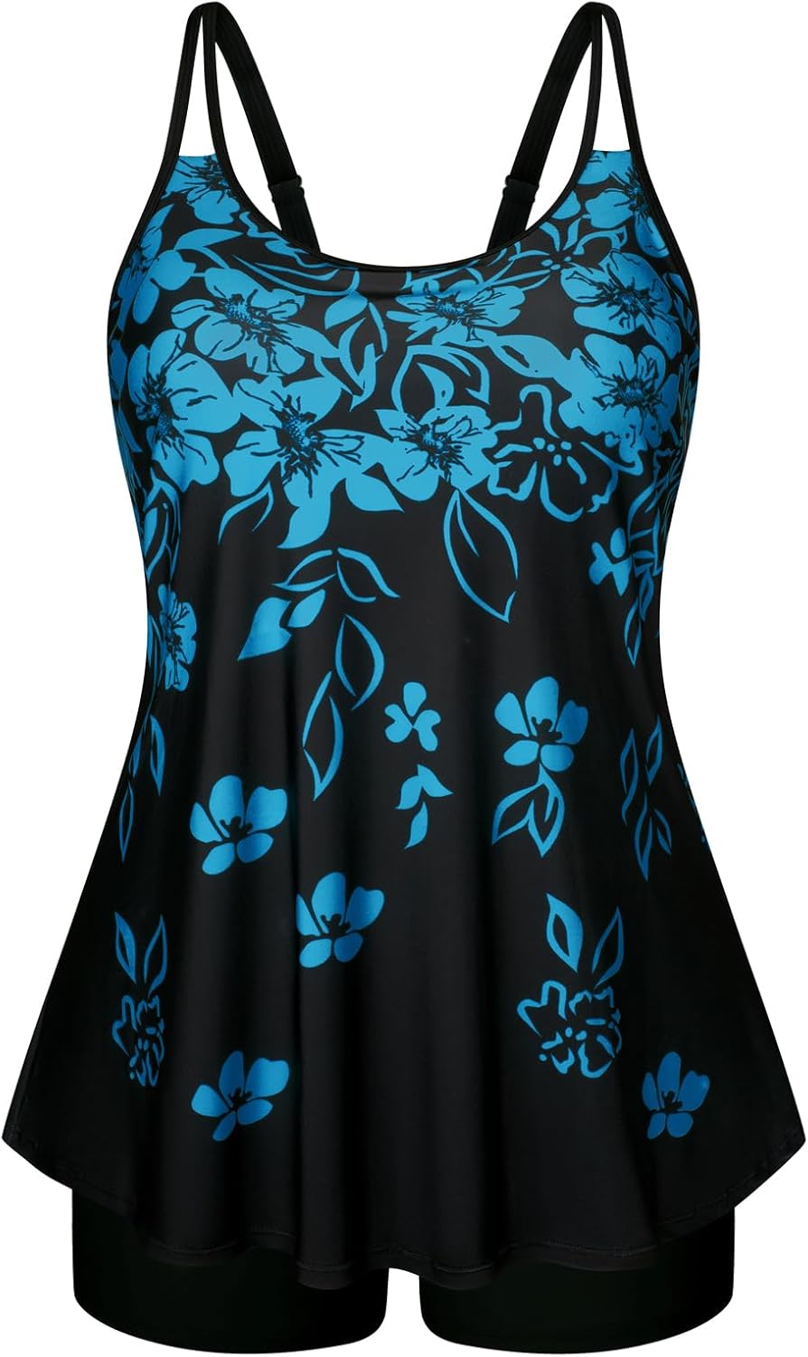 Hanna Nikole Plus Size Tankini Swimsuit for Women - Stylish Fit