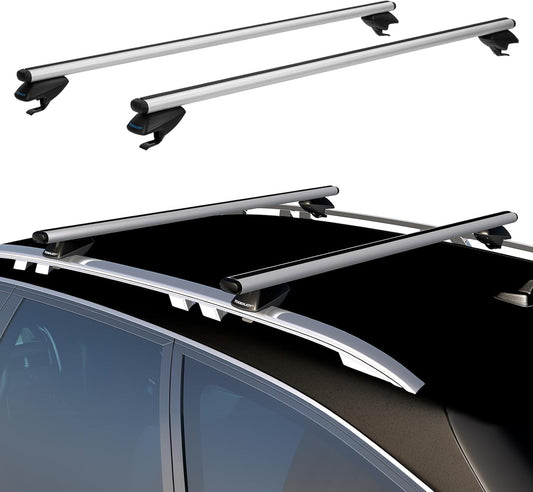 COWVIE 53 Inch Aluminum Roof Rack Cross Bars for Vehicles