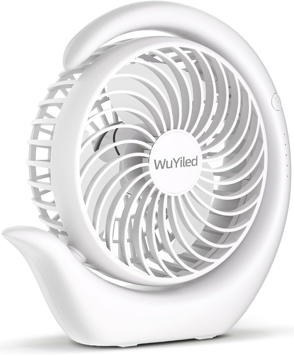 Long-lasting Cool Breeze - WUYILED Rechargeable Fan
