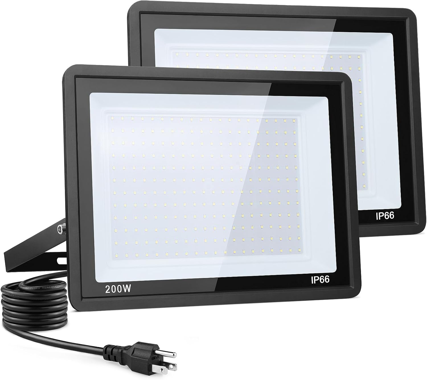200W LED Flood Light Outdoor - Super Bright 20000LM Security Lights