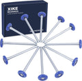 XiKe 12 Pack Blue 2ft Nylon Garage Door Roller 7ft Stem - Quieter Ride