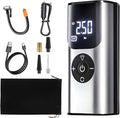 BEACONDESI Silver Tire Inflator | Portable Dual Power 150PSI