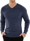 YTD Men's Casual Slim Fit V-Neck Pullover Sweater Review