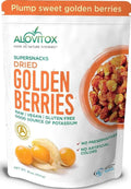 Alovitox Organic Sun Dried Golden Berries 16 oz - Nutrient Dense Snack