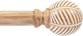 Wood Curtain Rods 48 to 84 in - Heavy Duty 1 in Drapery Rod