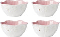 Lenox Butterfly Meadow Floral Dessert Bowls, Pink Set of 4 - Pretty