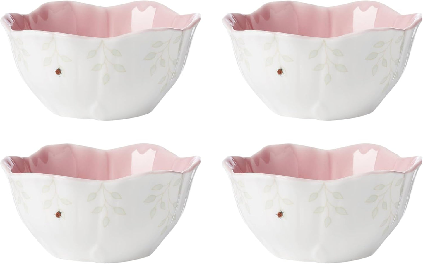 Lenox Butterfly Meadow Floral Dessert Bowls Set of 4 for Elegance