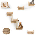 Cat Wall Shelves and Perches 9-Piece Set - Space-Saving Tower