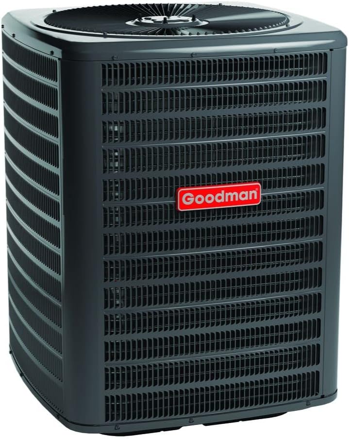 Efficient Cooling: Goodman 2.5 Ton 14.3 SEER Air Conditioner + Free Thermostat