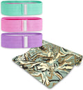 Anti-Slip High-End Thick Durable TPE Yoga Mat with Bands - Travel