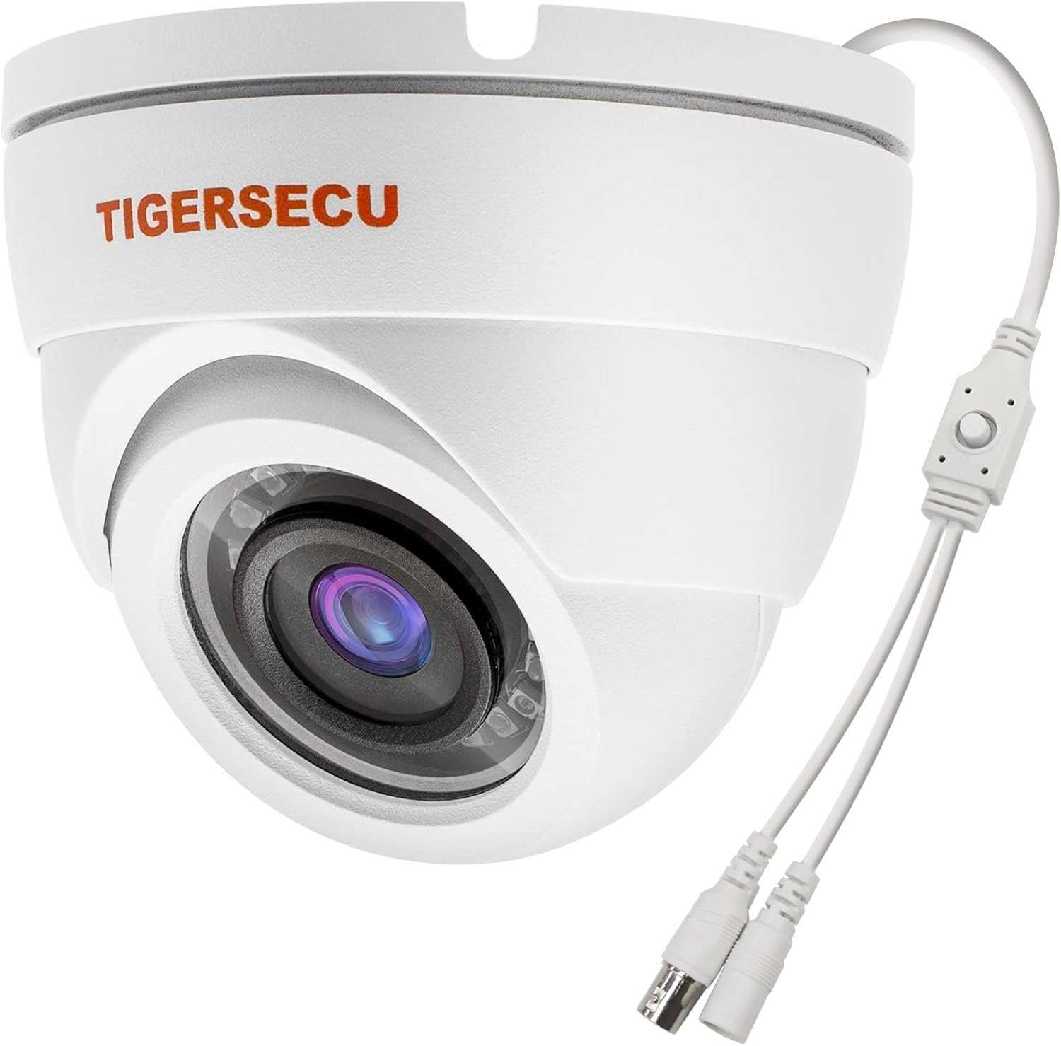 TIGERSECU 1080P Wide Angle Dome Security Camera for DVR Use