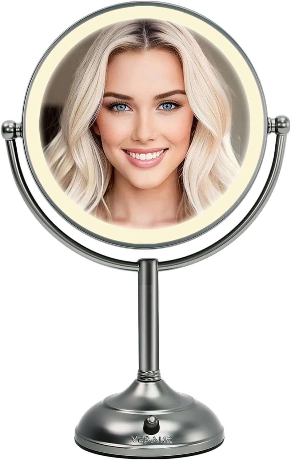 VESAUR 8.5 Lighted Makeup Mirror with 10X Magnification and LED