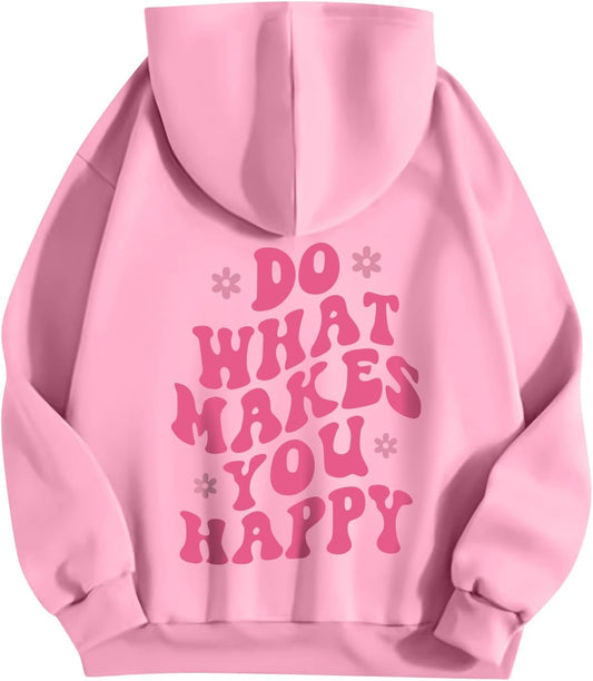 2025 Teen Girls' Drawstring Hoodie