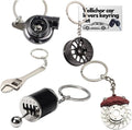 5pc Car Lovers Key Chain Set - Unique Automotive Keyrings