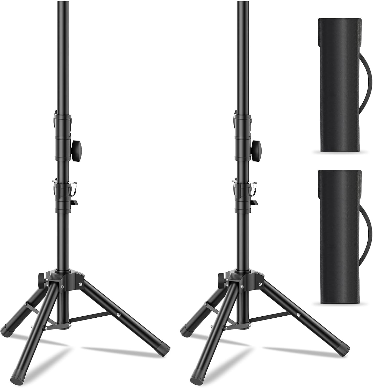 Small Speaker Stands for Adjustable Height and Stability