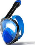 Full Face Snorkel Mask with Upgraded Breathing System - 180 Panoramic