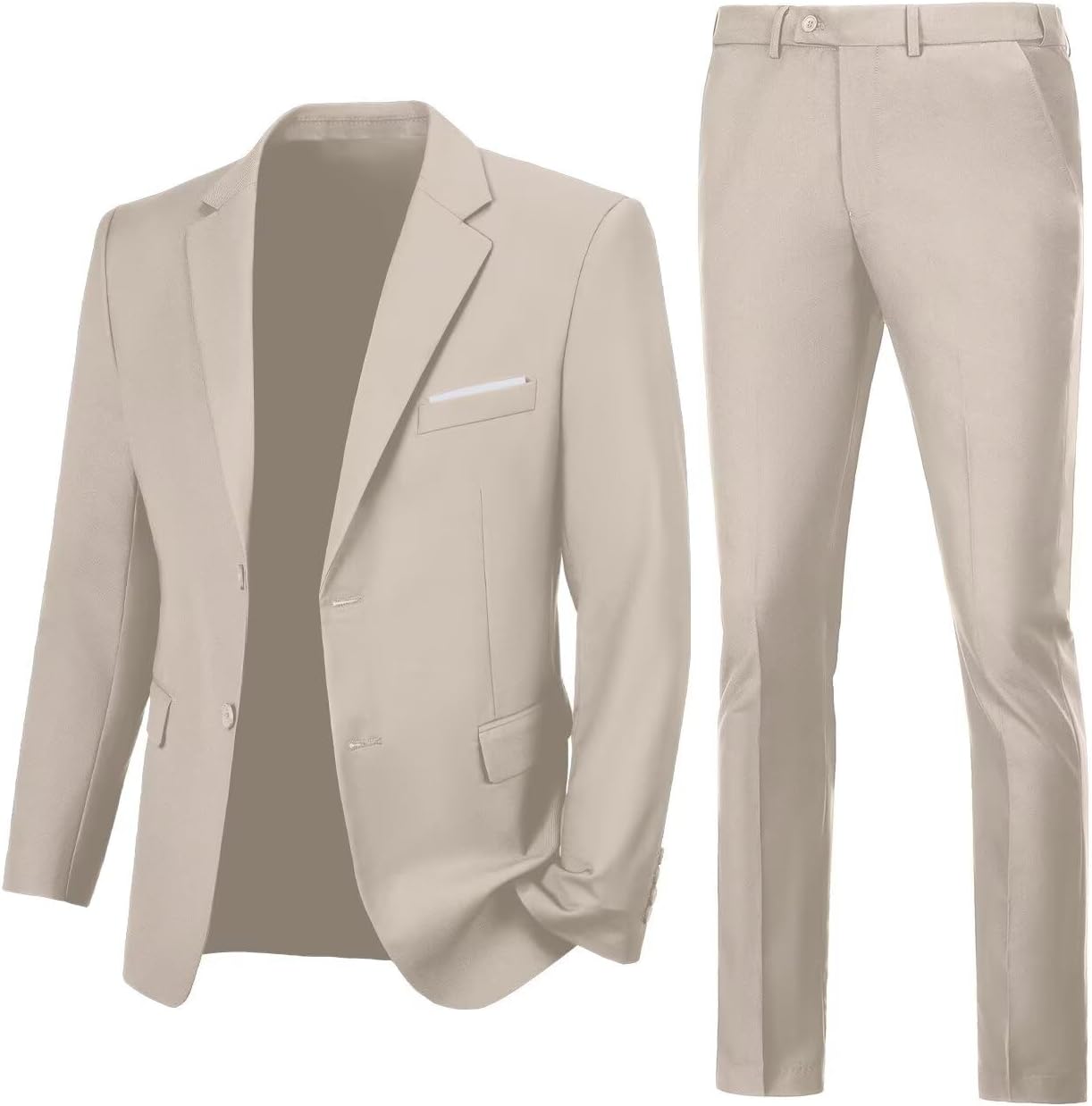 Mens Slim Fit 2 Piece Suit for Prom and Special Occasions