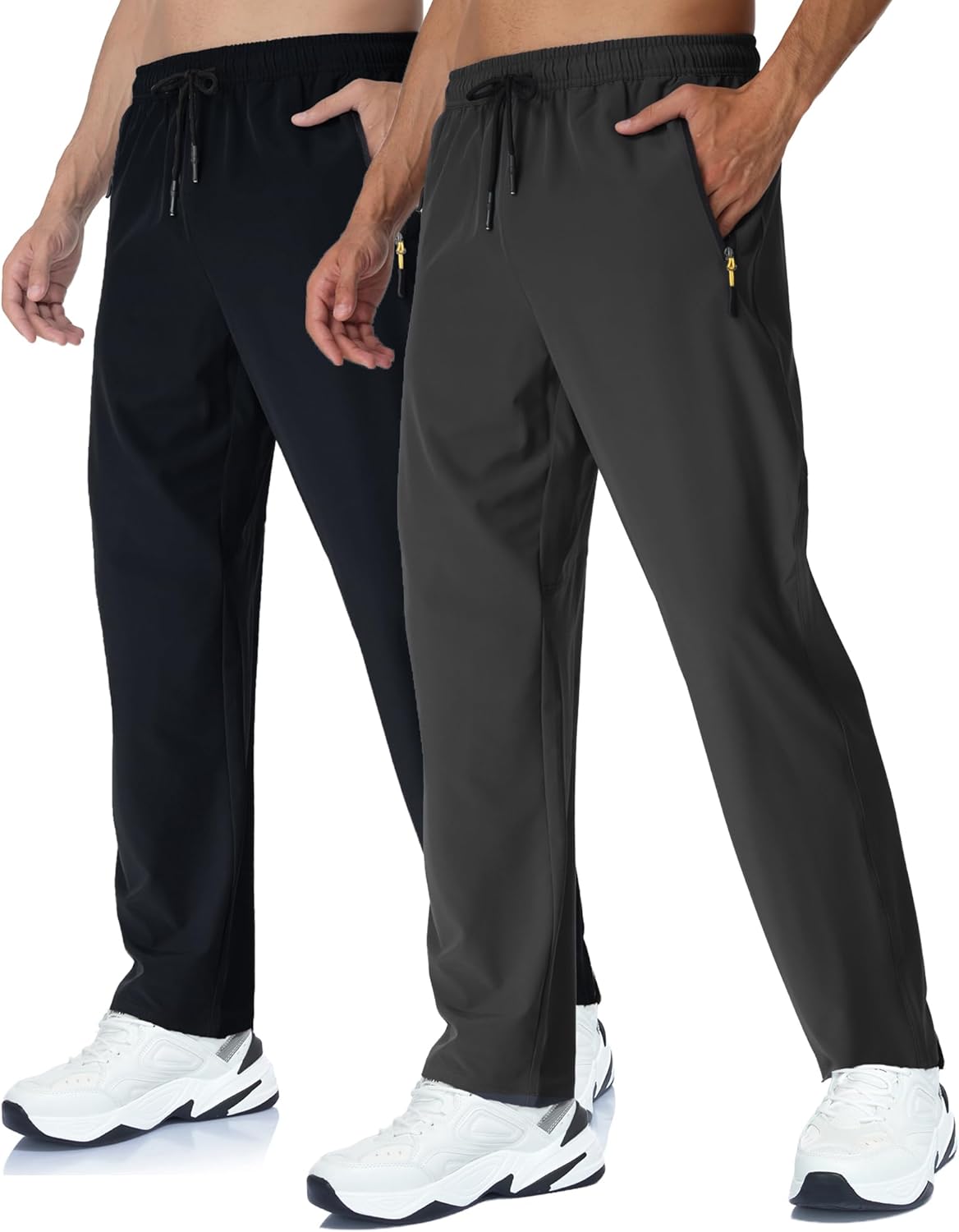 Rapoo Mens Lightweight Hiking Pants Quick Dry Stretch Joggers