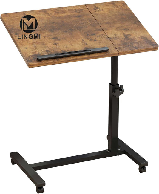 Height-Adjustable Mobile Laptop Stand by LINGMI