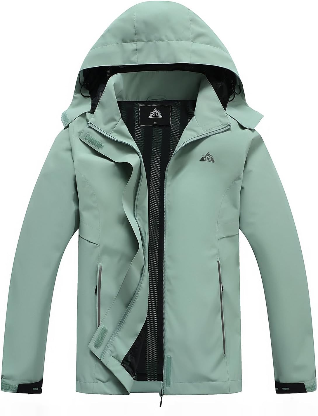 MOERDENG Women's Waterproof Rain Jacket for Outdoor Adventures