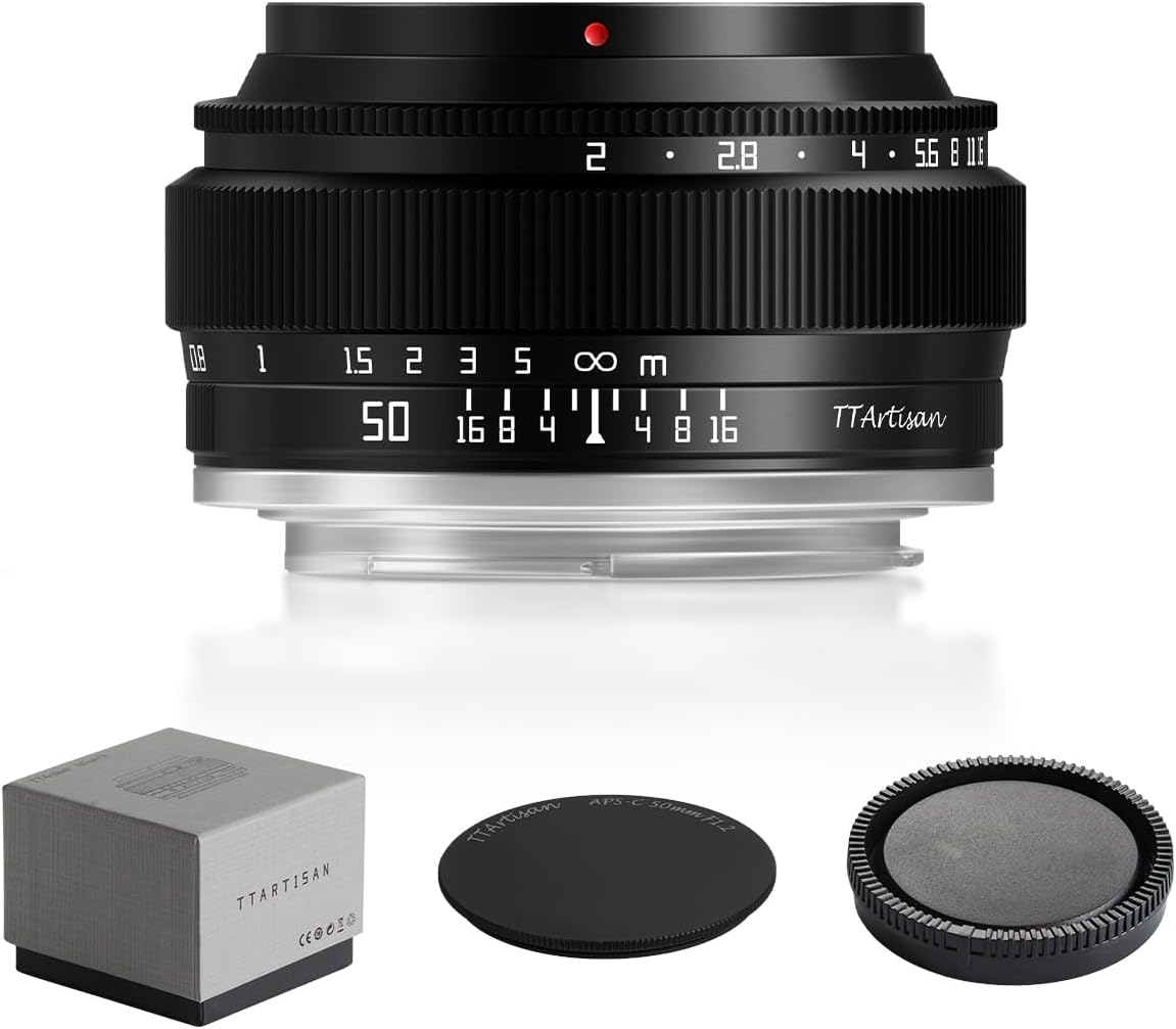 TTArtisan 50mm f2 Full Frame Manual Focus Lens for X-Mount