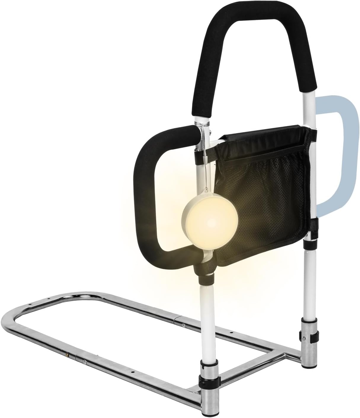 Bed Rails for Elderly Adults with Motion Sensor Light & Grab Bars