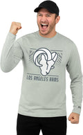 Zubaz NFL Men's Long Sleeve Team Graphic T-Shirt (Style 9JQS)