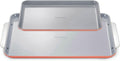 Perracotta Ceramic Baking Sheet Duo - Large 18 x 13in & Medium 15 x