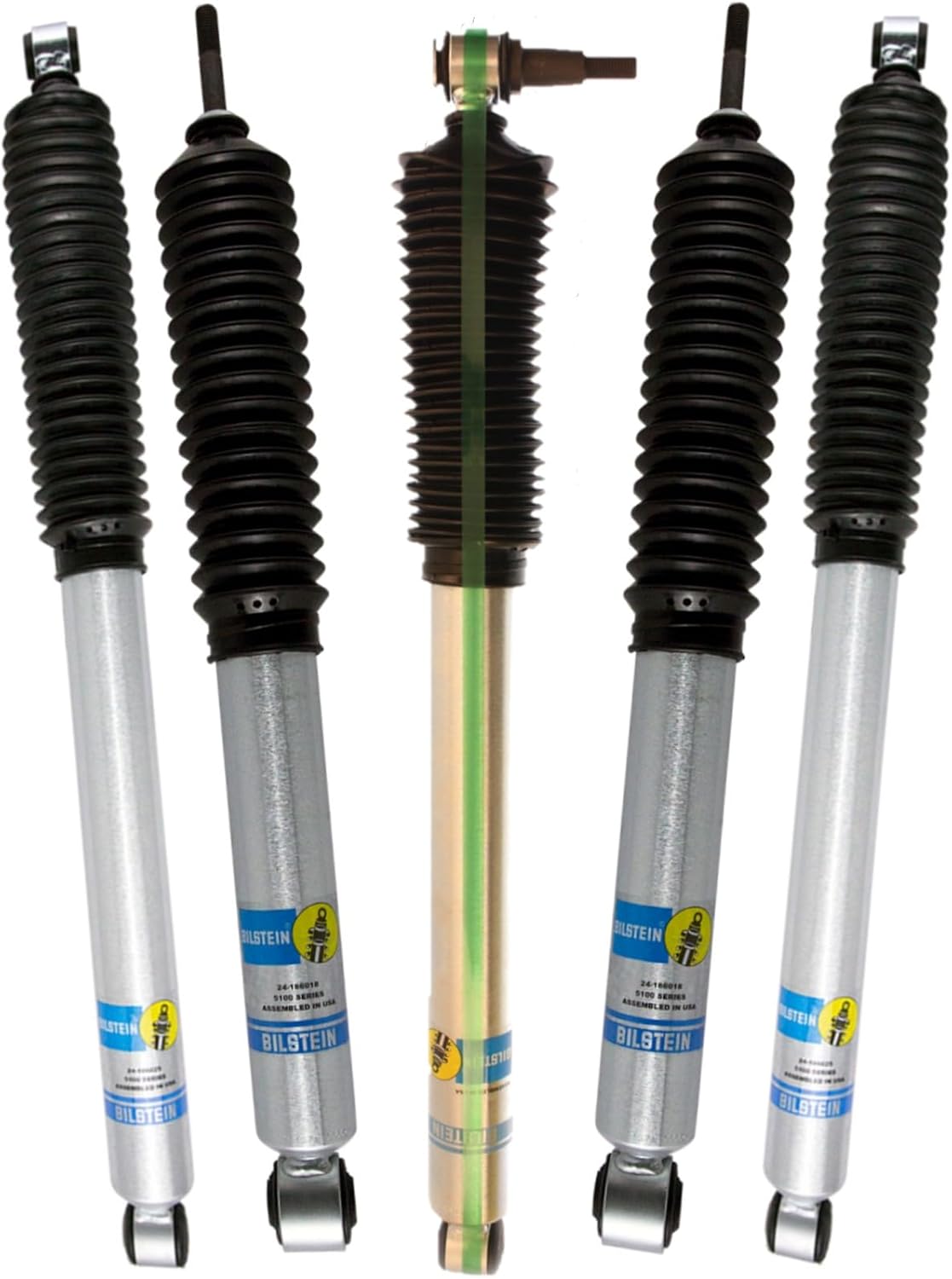 5100 Monotube Gas Shocks with Steering Stabilizer for Ford F250