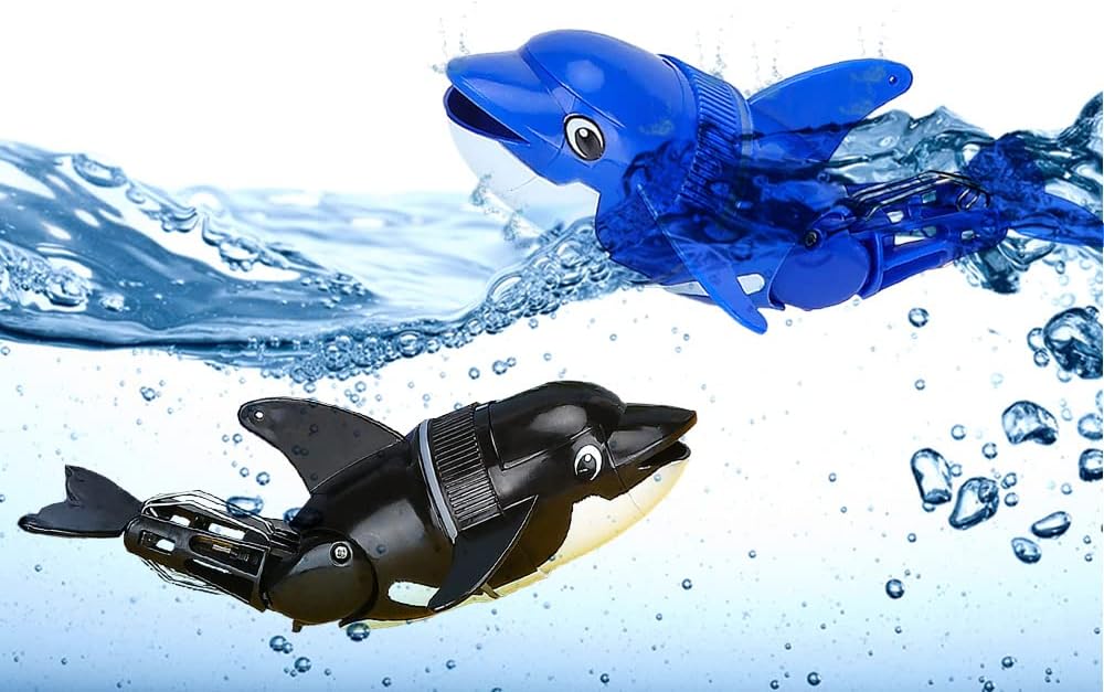 NEXTAKE Electric Dolphin Bath Toy - Tumbling Fun!