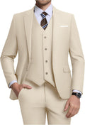 Men's 3 Piece Slim Fit Suit Set - Sharp Slim Fit Wedding & Business
