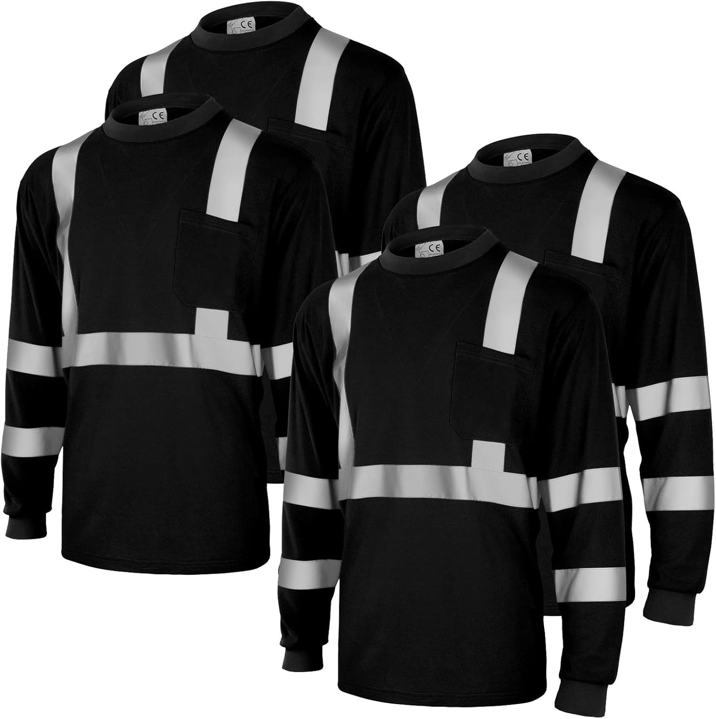 High Visibility Reflective Safety Shirts for Men and Women