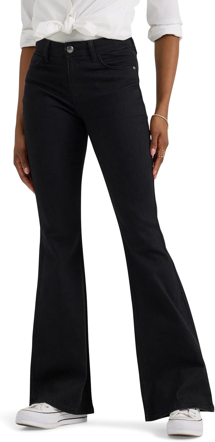 Lee Women's Legendary Mid Rise Flare Jean for Stylish Comfort