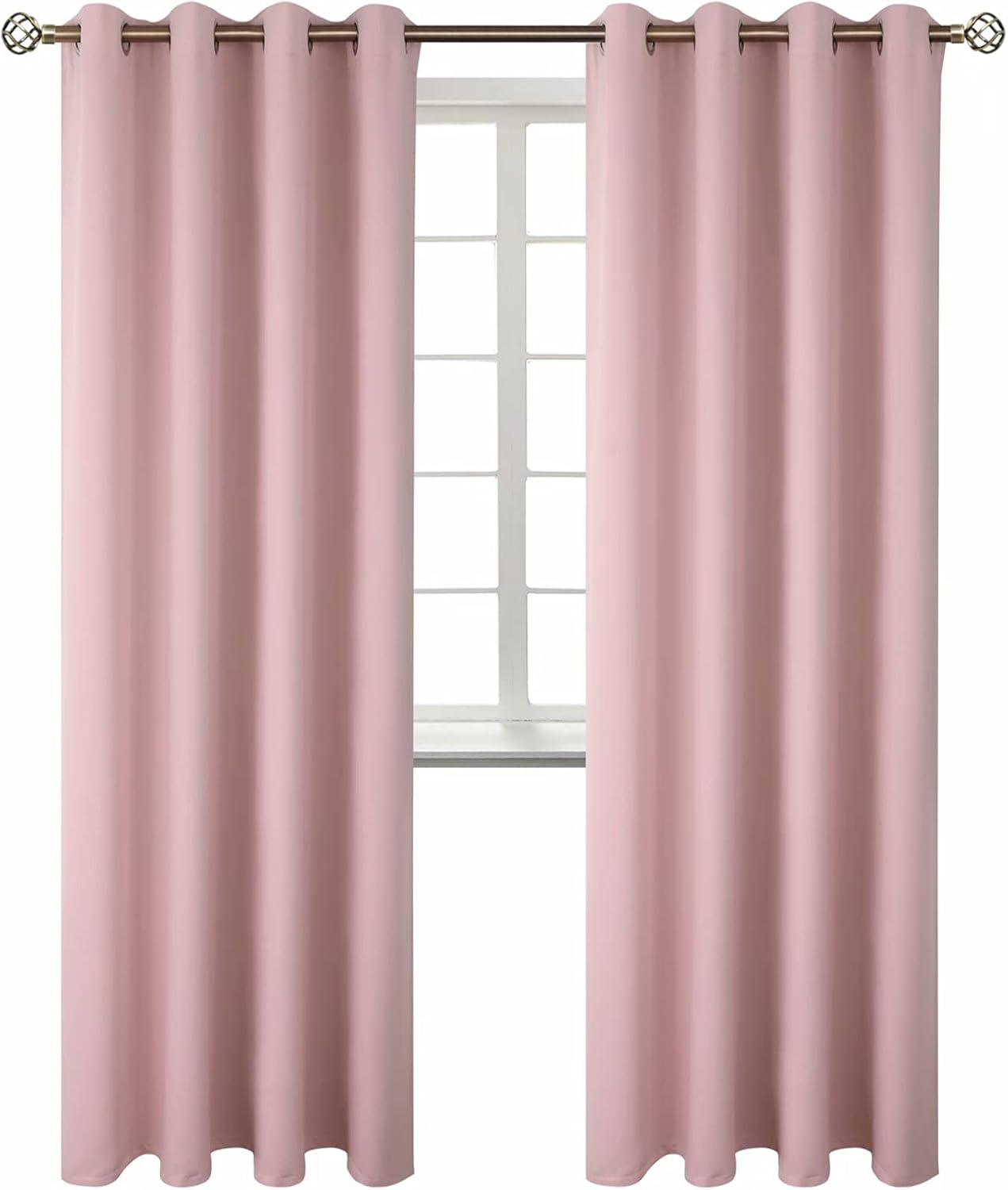 BGment Room Darkening Curtains 84 Inches Long for Bedrooms