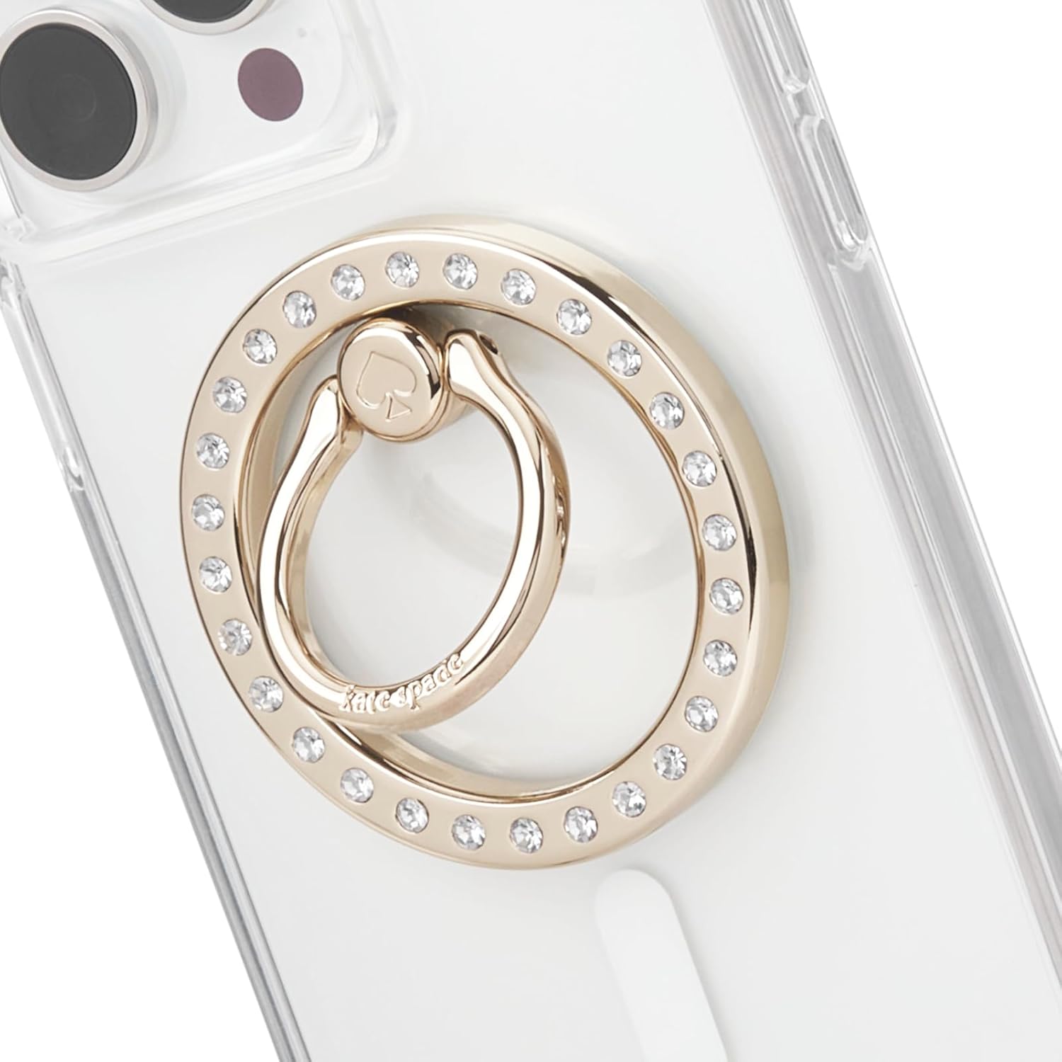 Magnetic Phone Ring Grip with Stand - Removable and Collapsible