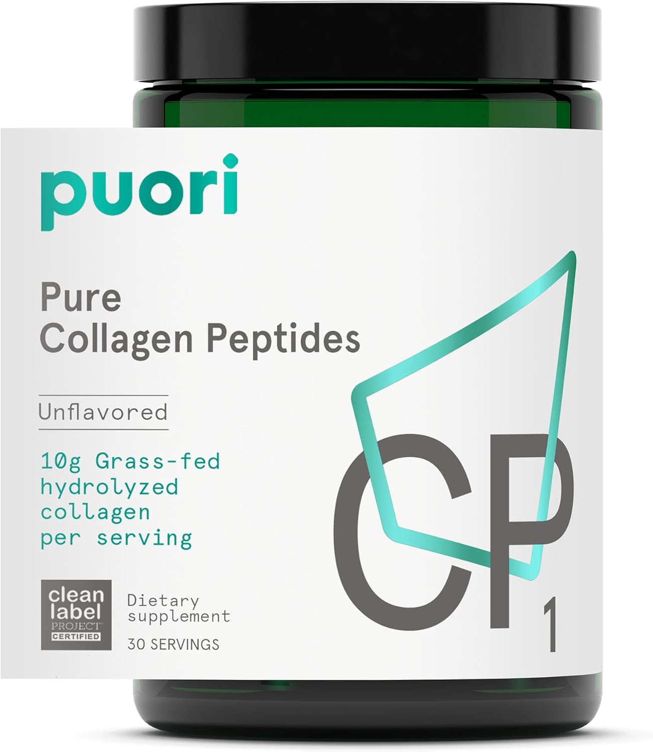 Puori Pure Collagen Peptides Powder for Skin, Hair, and Joints
