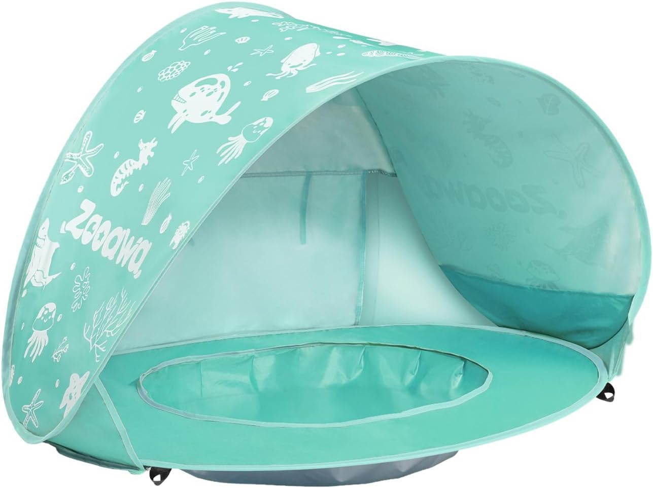 Zooawa Baby Beach Tent with Mini Pool for Safe Sun Fun
