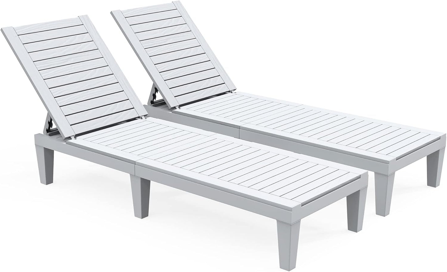 YITAHOME Chaise Lounge Chairs Set of 2 for Outdoor Relaxation