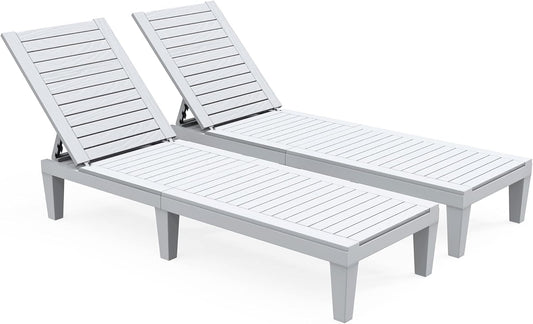 YITAHOME Chaise Lounge Chairs Set of 2 for Outdoor Relaxation