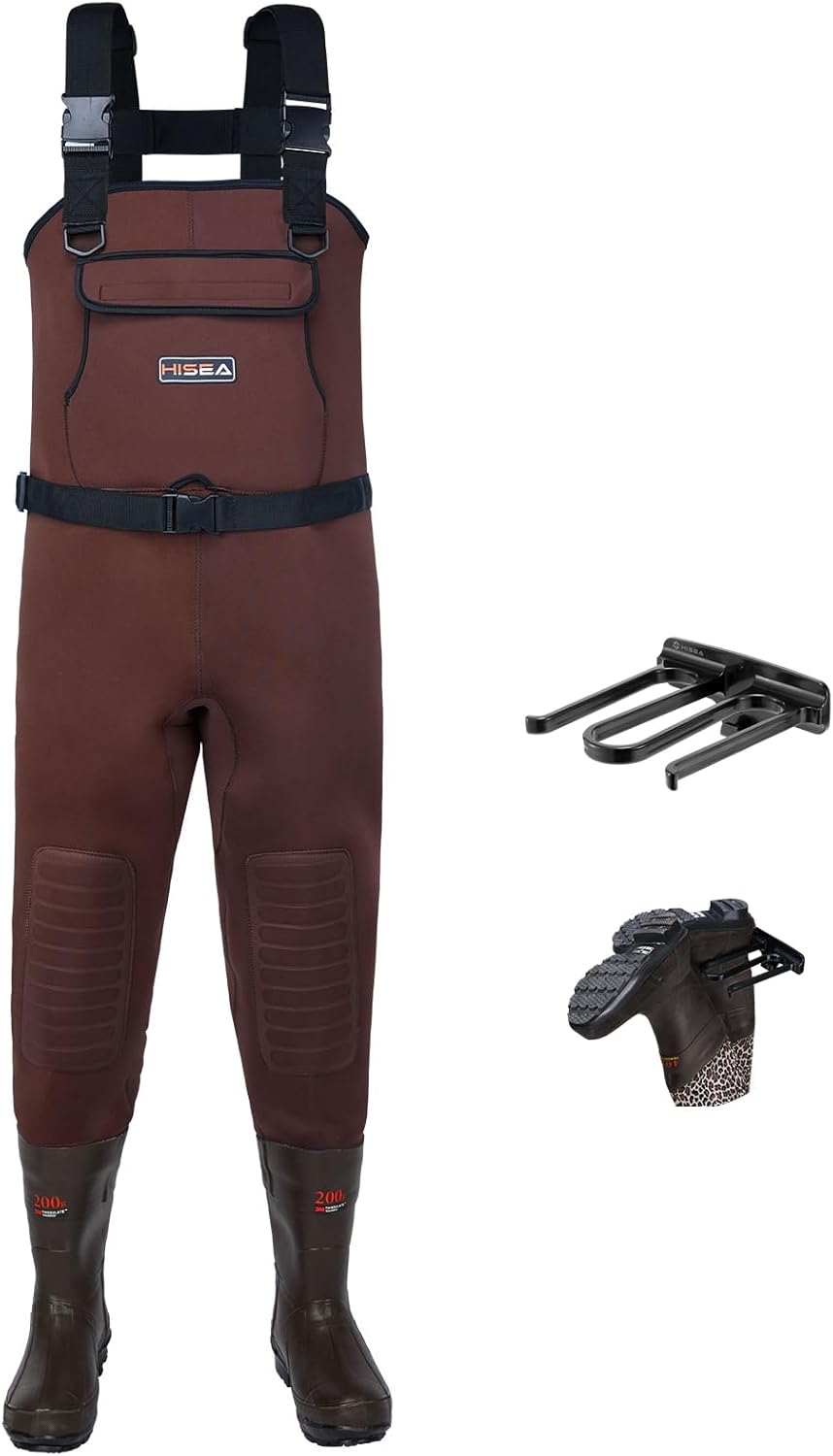 HISEA Chest Waders for Men - Waterproof Neoprene Fishing Gear