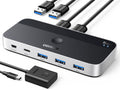 UGREEN USB 3.0 Switch 4-Port for 2 Computers - Share USB C & A Devices