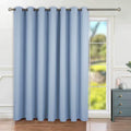 Sliding Door Blackout Curtain 100 x 84 in - Spa Blue Room Divider