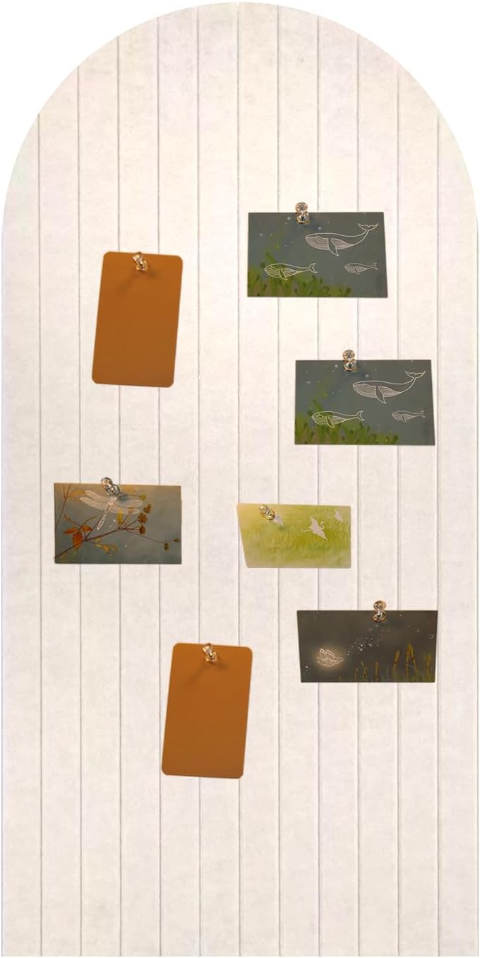 Foldable Bulletin Board for Office and Home - 47x24 in Beige