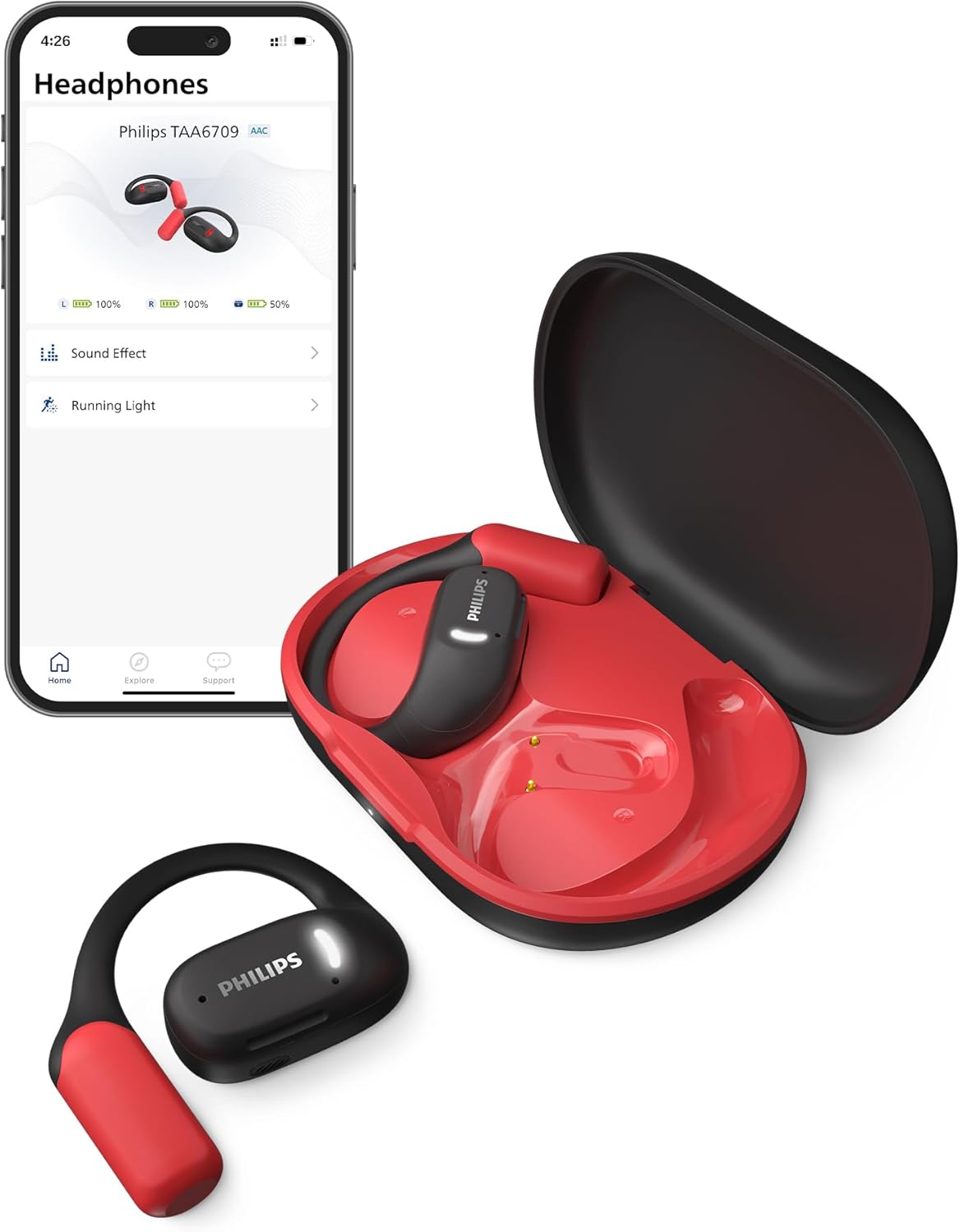 Philips A6709: Open-Ear True Wireless Headphones
