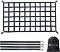 Surmountway Cargo Net for Pickup Truck Bed 82in x 50in - Heavy Duty